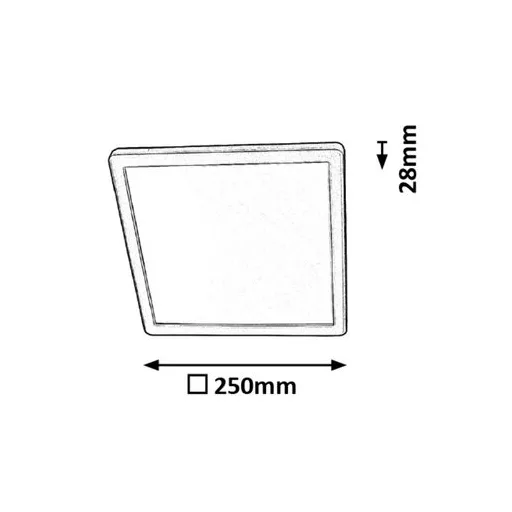 RÁBALUX Lambert 3359 Mennyezeti lámpa IP44 230V, 50Hz