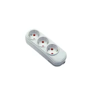 ELMARK 340363WH TRIPLE MULTISOCKET HF 16A, WHITE