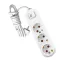 ELMARK 340369WH MULTIPLUG ?RIPLE 3M H05VV-F 3G1.5MM2 + SWITCH WH.