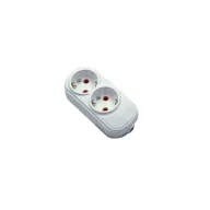 ELMARK 347869WH DOUBLE MULTISOCKET HF 16A, WHITE
