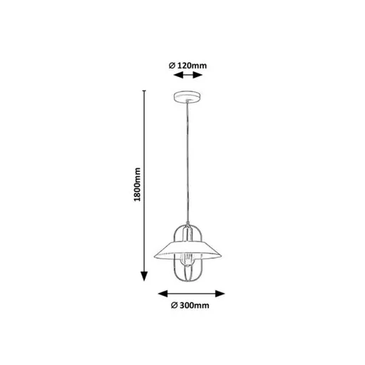 RÁBALUX Nesrin 3519 Függeszték IP20 230V, 50Hz