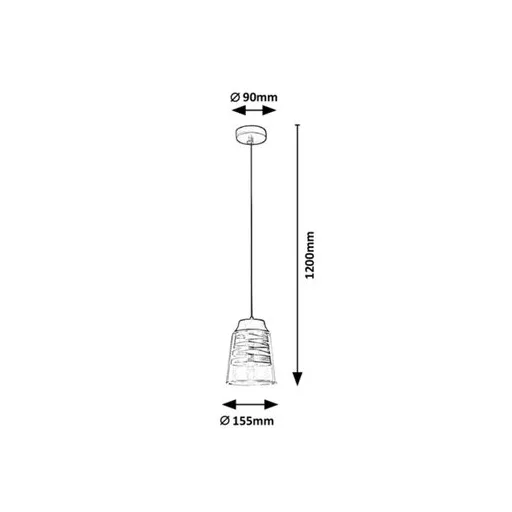 RÁBALUX Zenaida 3543 Függeszték IP20 230V, 50Hz
