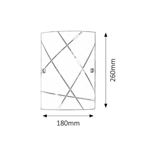 RÁBALUX Phaedra 3697 Fali lámpa IP20 230V, 50Hz