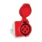 ELMARK 37144 FALI IPARI DUGALJ HT-144 125A IP44 3P+E 400V