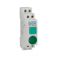   ELMARK 401518 ELBD-Y-DIN JELZŐFÉNYES NYOMÓGOMB 2NO+1NC SÁRGA 230