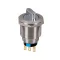 ELMARK 401550 TWO POSITION SWITCH WITH ARREST EL-22X2 1NO+1NC IP65 RED