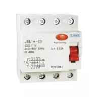 ELMARK 40682 ÁRAMVÉDŐ KAPCSOLÓ JEL1A 4P 80A/100MA