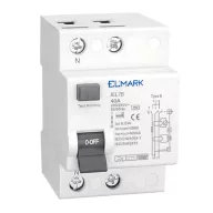 ELMARK 40848B ELECTROMAG. RCCB JEL1B 10kA 2P TYPE B 40A/30mA