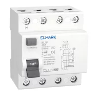 ELMARK 40852B ELECTROMAG. RCCB JEL1B 10kA 4P TYPE B 16A/30mA