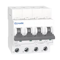 ELMARK 41564 MCB DC64 6A 4P 6KA 1000V CURVE C FOR PV SYSTEMS