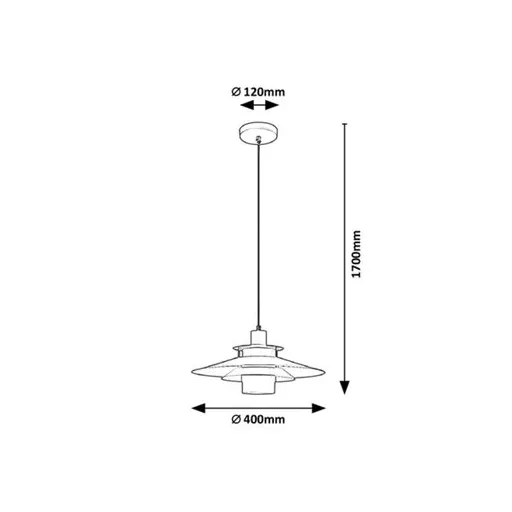 RÁBALUX Cameron 4313 Függeszték IP20 230V, 50Hz