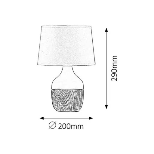RÁBALUX Yvette 4370 Éjjeli lámpa IP20 230V, 50Hz