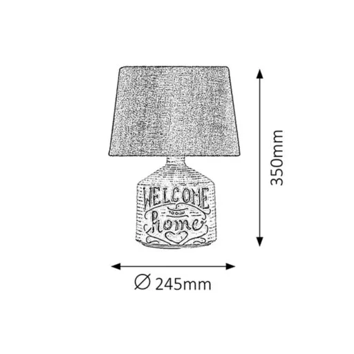 RÁBALUX Petra 4386 Éjjeli lámpa IP20 230V, 50Hz
