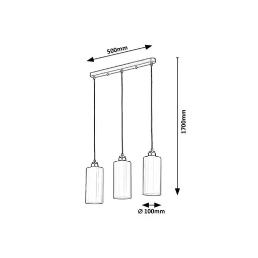 RÁBALUX Panthea 4480 Függeszték IP20 230V, 50Hz