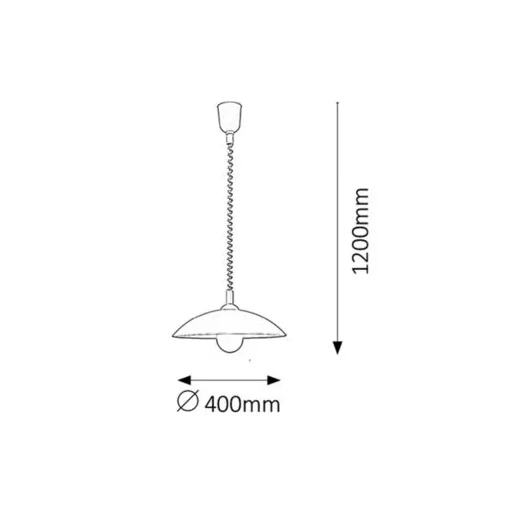 RÁBALUX Round 4780 Függeszték IP20 230V, 50Hz
