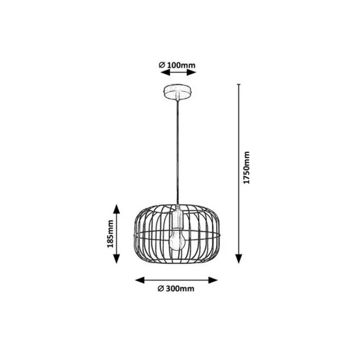 RÁBALUX Xenia 4919 Függeszték IP20 230V, 50Hz