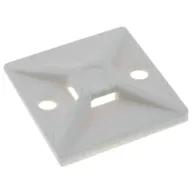   ELMARK 500043 MT-30 KÁBELKÖTEGELŐ TALP, RAGASZTHATÓ-FEHÉR (100DB)