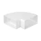 ELMARK 500218 EL02-405 HORIZONTAL 90° BEND FOR FLAT DUCTS 110x55