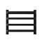 ELMARK 500357 ELMARK EL-ETR75 EL. WALL TOWER RACK 75W, BLACK