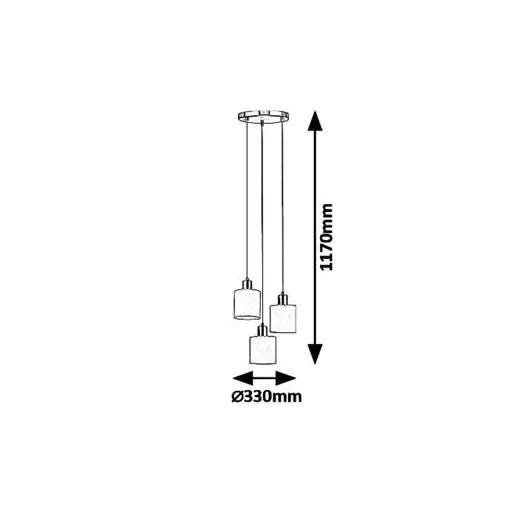 RÁBALUX Natina 5012 Függeszték IP20 230V, 50Hz
