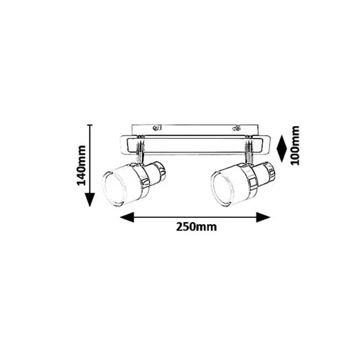 RÁBALUX Harold 5022 Fürdőszobai lámpa IP44 230V, 50Hz