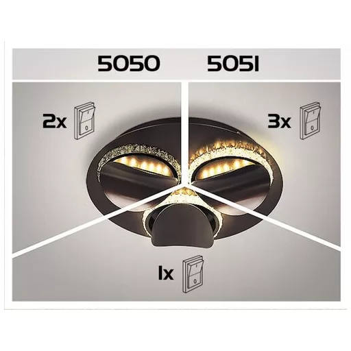 RÁBALUX Capriana 5051 Mennyezeti lámpa IP20 230V, 50Hz