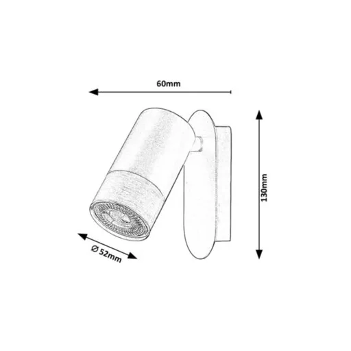 RÁBALUX Zircon 5069 Fali lámpa IP20 230V, 50Hz