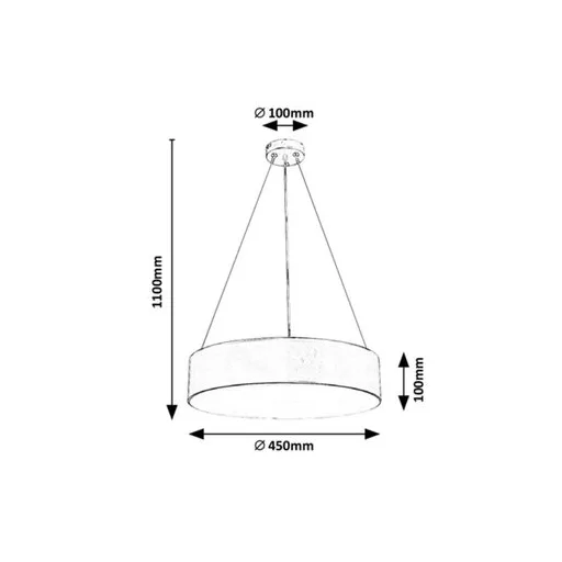 RÁBALUX Renata 5082 Függeszték IP20 230V, 50Hz