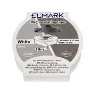 ELMARK 51012 SZIGETELŐ SZALAG 10mx19mm FEHÉR
