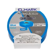 ELMARK 51013 SZIGETELŐ SZALAG 10mx19mm KÉK