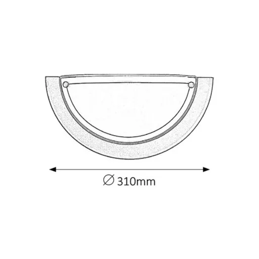 RÁBALUX Ufo 5163 Fali lámpa IP20 230V, 50Hz