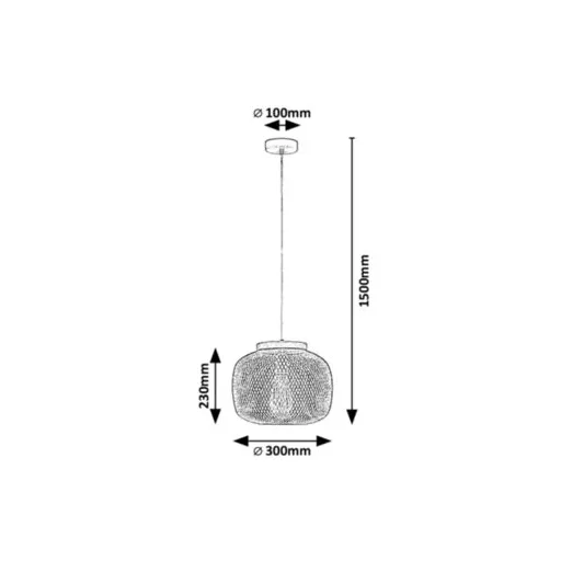 RÁBALUX Rupert 5238 Függeszték IP20 230V, 50Hz