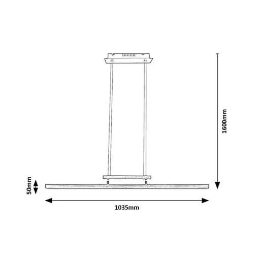 RÁBALUX Yordana 5280 Függeszték IP20 230V, 50Hz