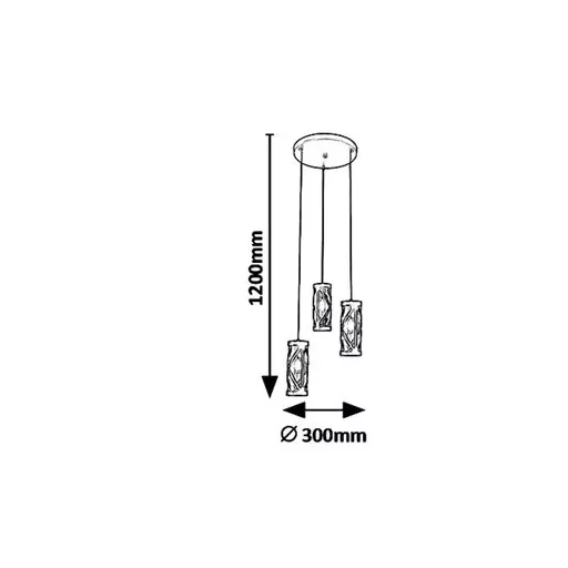 RÁBALUX Oberon 5339 Függeszték IP20 230V, 50Hz