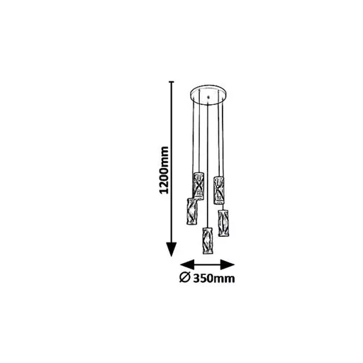 RÁBALUX Oberon 5340 Függeszték IP20 230V, 50Hz