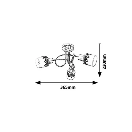 RÁBALUX Lacey 5343 Spotlámpa IP20 230V, 50Hz