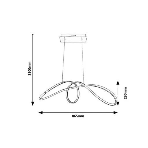 RÁBALUX Aisha 5358 Függeszték IP20 230V, 50Hz
