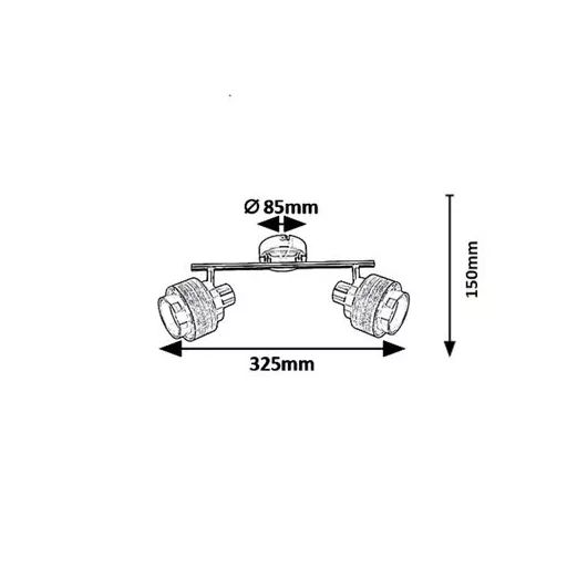 RÁBALUX Basil 5380 Spotlámpa IP20 230V, 50Hz