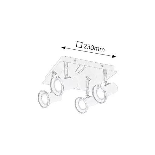 RÁBALUX Steve 5500 Fürdőszobai lámpa IP44 230V, 50Hz