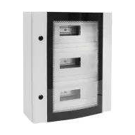   ELMARK 55086 METAL DISTR. BOARD ELOX 45 MODULES TEMP GLASS,IP55