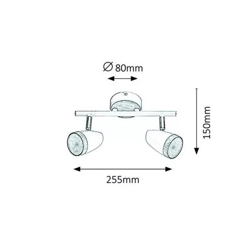 RÁBALUX Karen 5565 Spotlámpa IP20 230V, 50Hz