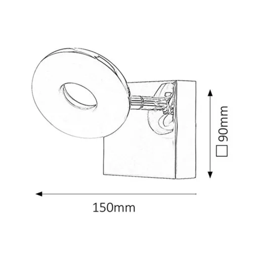 RÁBALUX Beata 5716 Fürdőszobai lámpa IP44 230V, 50Hz