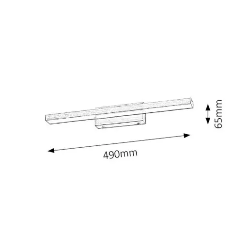 RÁBALUX John 5721 Fürdőszobai lámpa IP44 230V, 50Hz