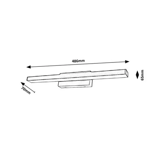 RÁBALUX John 5732 Fürdőszobai lámpa IP44 230V, 50Hz