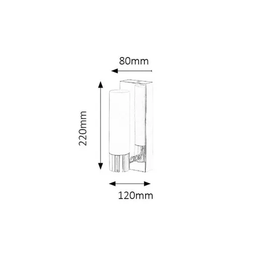 RÁBALUX Jim 5749 Fürdőszobai lámpa IP44 230V, 50Hz