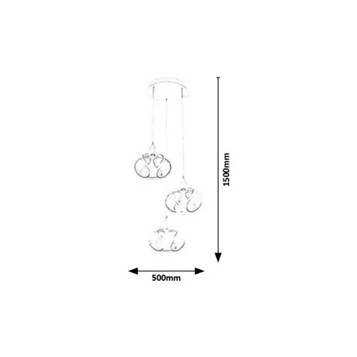 RÁBALUX Palmira 5771 Függeszték IP20 230V, 50Hz