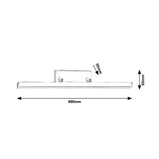 RÁBALUX Andrew 5782 Fürdőszobai lámpa IP44 230V, 50Hz