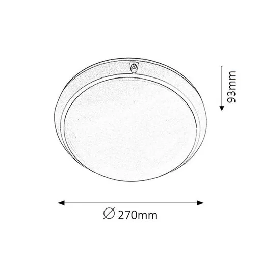 RÁBALUX Lentil 5810 Kültéri mennyezeti lámpa IP54 230V, 50Hz