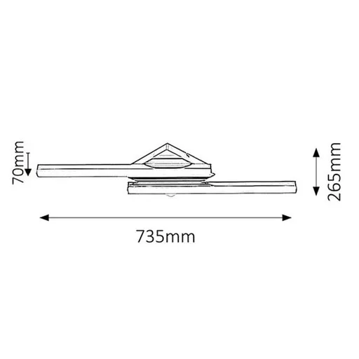 RÁBALUX Antonia 5895 Fürdőszobai lámpa IP44 230V, 50Hz