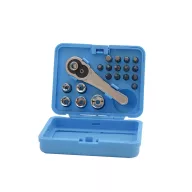 ELMARK 598121 20PC SOCKET SCREWDRIVER BIT TOOL SET CRV